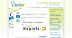Desktop Screenshot of etudisol.fr